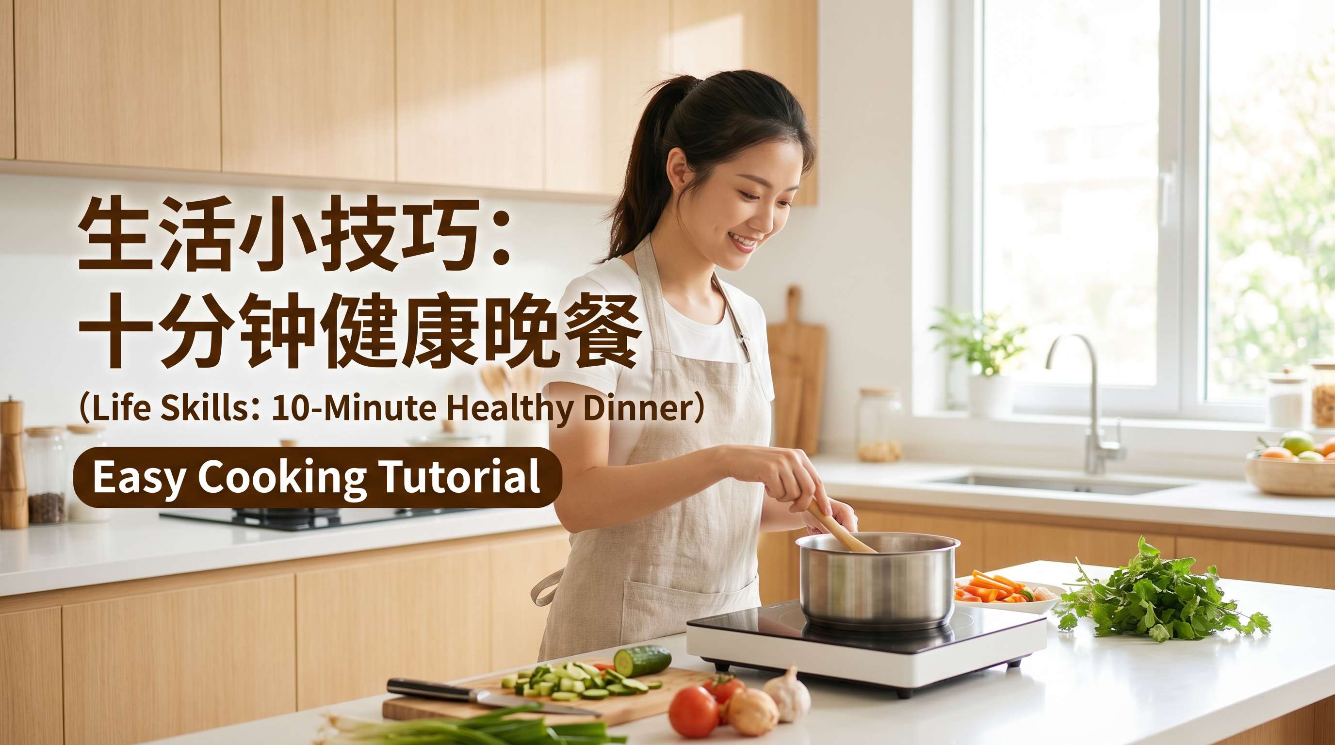 菠萝视频生活技能视频教程：十分钟健康晚餐烹饪教学，www.dp537b.cn
